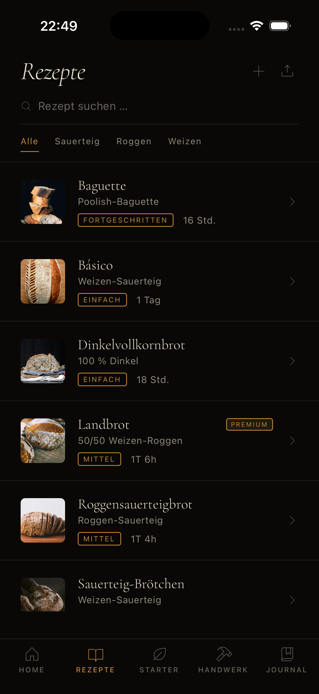 Krume App – kuratierte Sauerteig-Rezepte mit regionalem Kontext